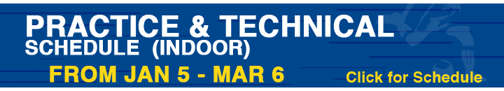 Practice Schedule week 2+
